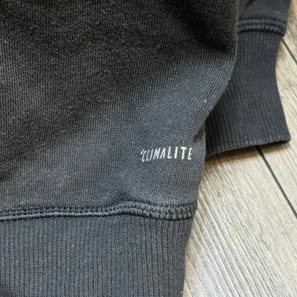 REAL MADRID 2017/2018 BLACK FUTBOL SOCCER TRAINING TOP JERSEY ADIDAS MEN’S XL - Picture 8 of 9